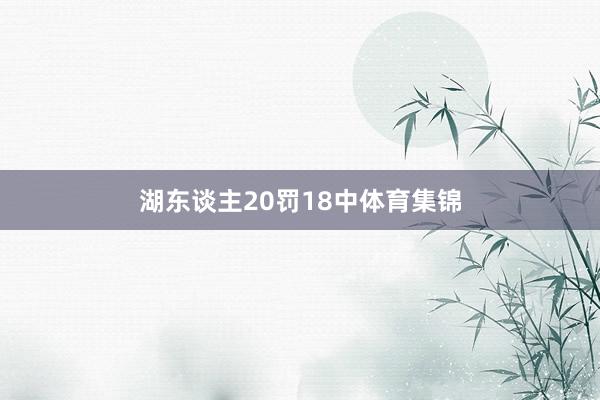 湖东谈主20罚18中体育集锦