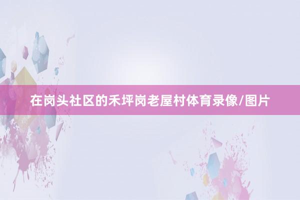 在岗头社区的禾坪岗老屋村体育录像/图片