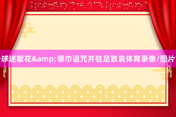 球迷献花&领巾诅咒并驻足致哀体育录像/图片