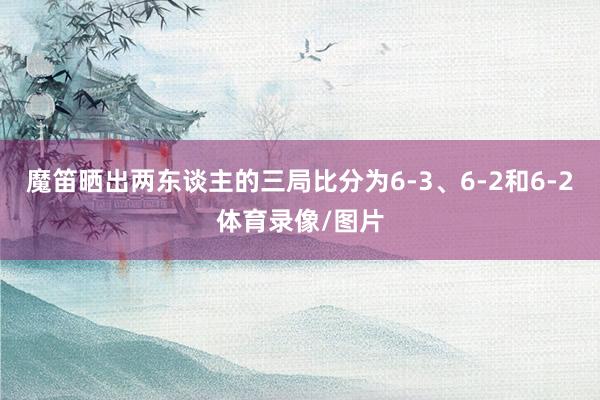 魔笛晒出两东谈主的三局比分为6-3、6-2和6-2体育录像/图片