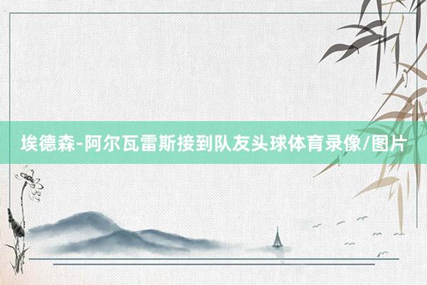 埃德森-阿尔瓦雷斯接到队友头球体育录像/图片