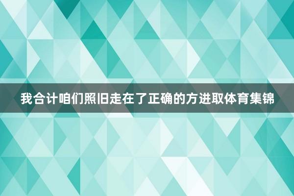 我合计咱们照旧走在了正确的方进取体育集锦