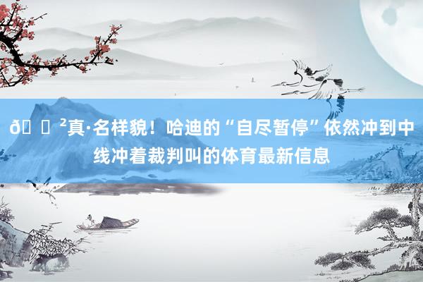 😲真·名样貌！哈迪的“自尽暂停”依然冲到中线冲着裁判叫的体育最新信息