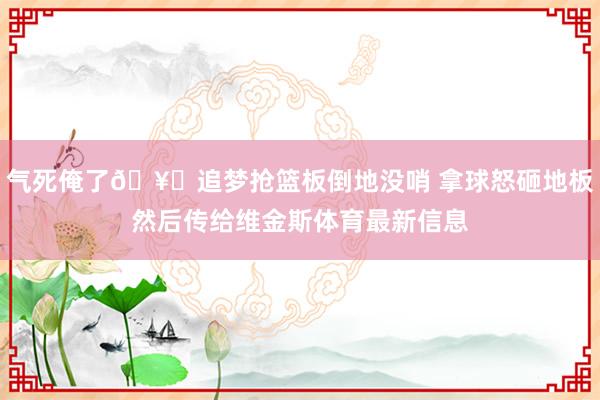 气死俺了🥊追梦抢篮板倒地没哨 拿球怒砸地板然后传给维金斯体育最新信息
