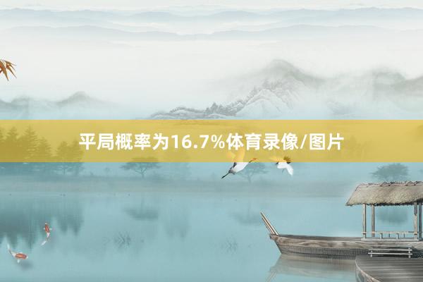 平局概率为16.7%体育录像/图片