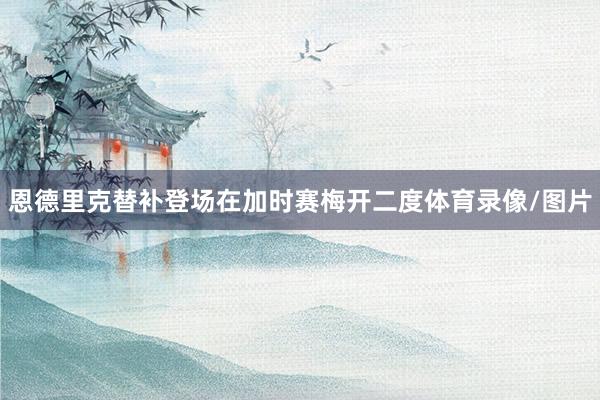 恩德里克替补登场在加时赛梅开二度体育录像/图片