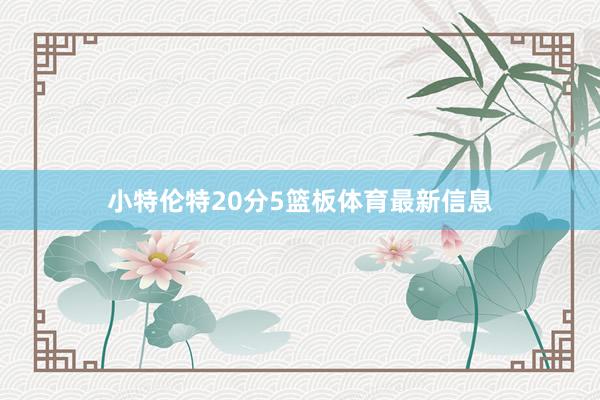 小特伦特20分5篮板体育最新信息